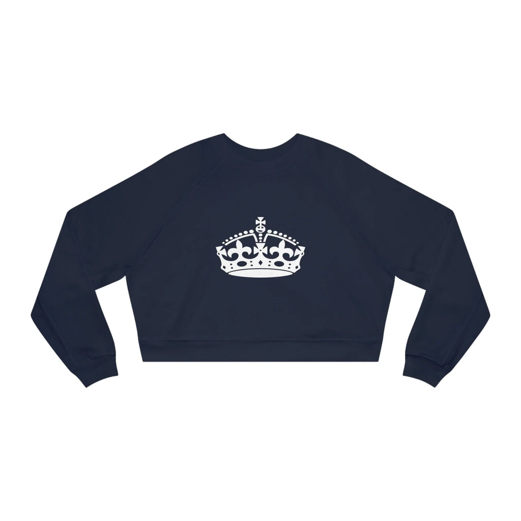 Women's Lux Cropped Fleece Pullover Printify