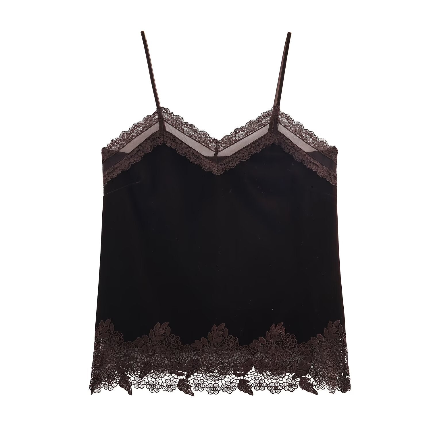 Women Clothing Winter Sexy Lace Velvet Underwear Top Bella Mia