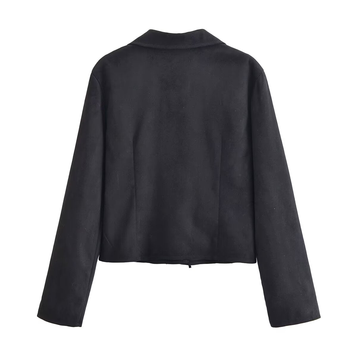 Women Clothing Winter Graceful Fashionable Suede Effect Long Sleeve Lace up Shirt Bella Mia
