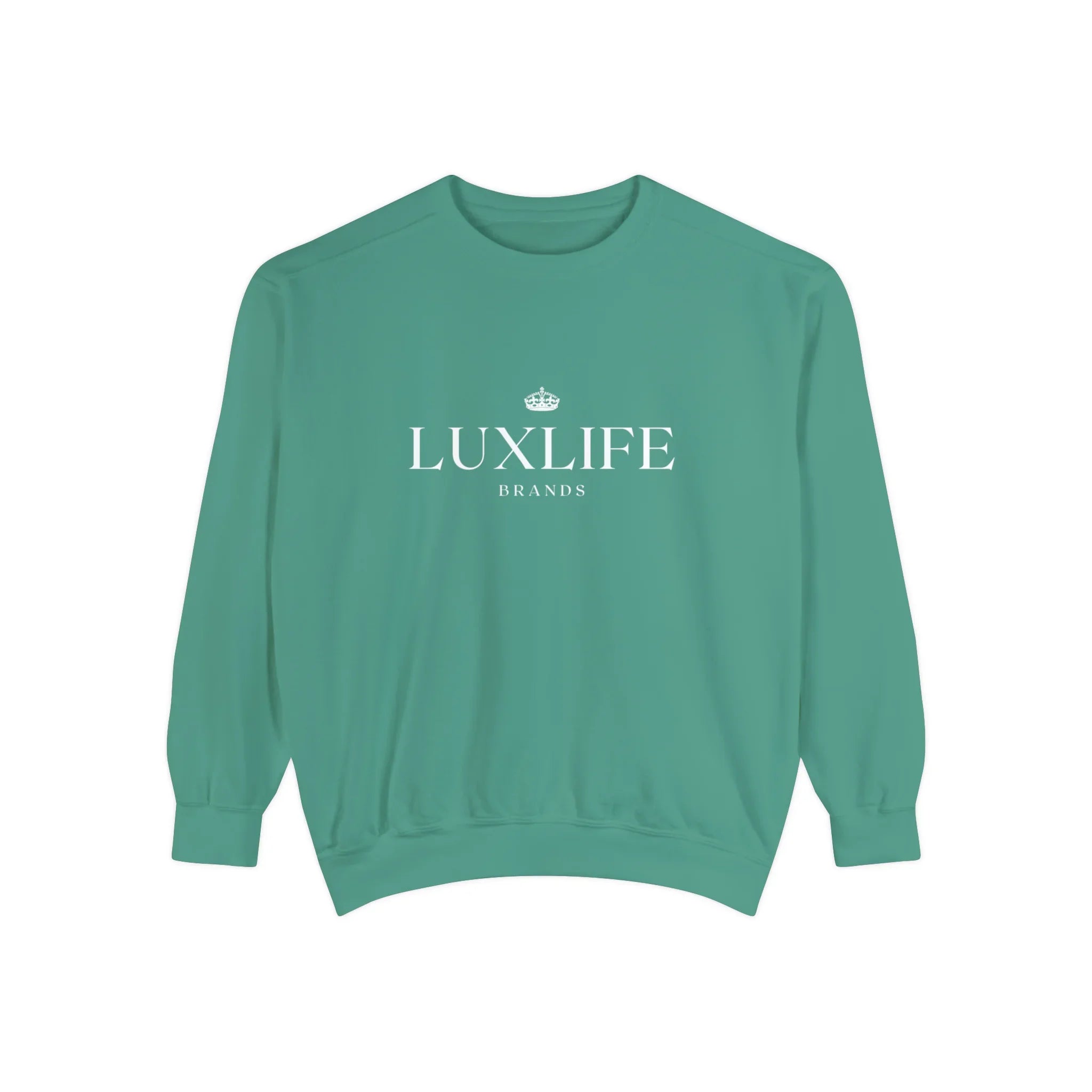 Luxlife Brands Garment-Dyed Sweatshirt Printify