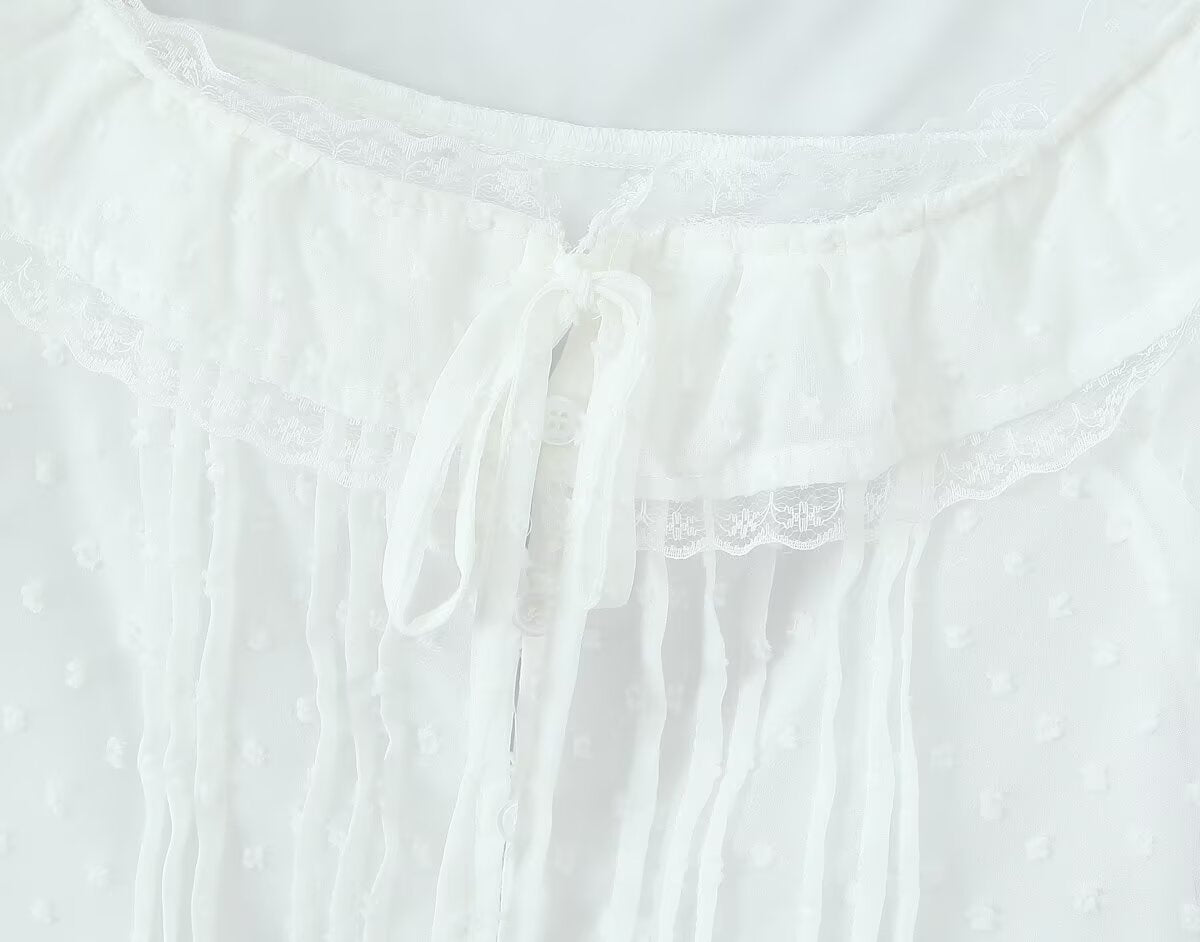 Atmosphere Lace Sleeveless Small Top Niche Lace up Waist Tight Sexy Short Sexy Shirt Vest Bella Mia