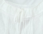 Atmosphere Lace Sleeveless Small Top Niche Lace up Waist Tight Sexy Short Sexy Shirt Vest Bella Mia