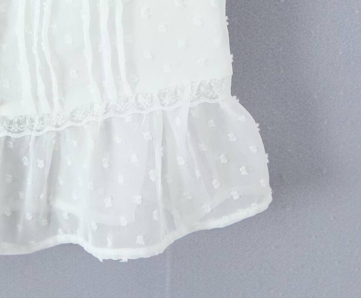 Atmosphere Lace Sleeveless Small Top Niche Lace up Waist Tight Sexy Short Sexy Shirt Vest Bella Mia
