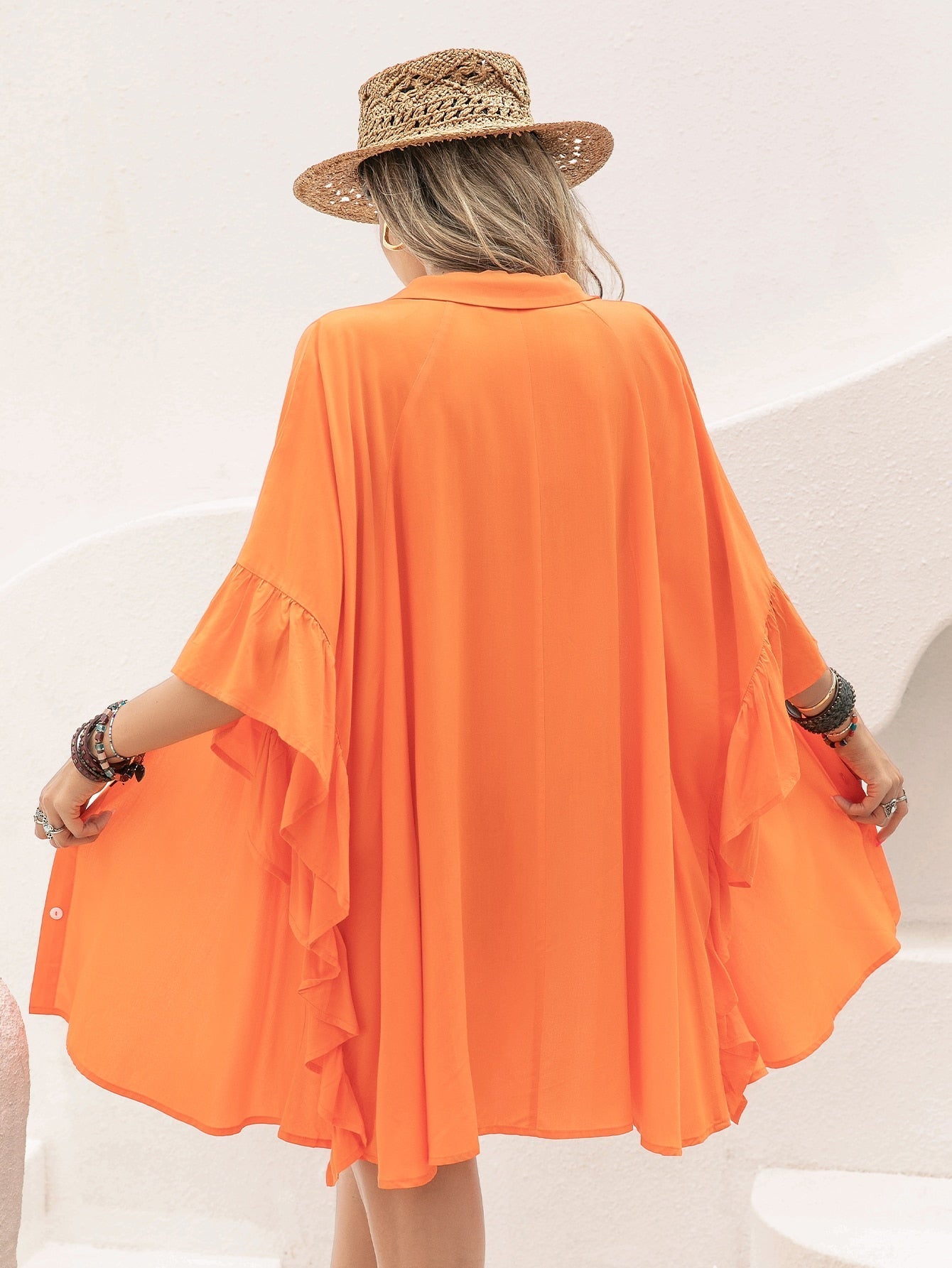 Women Casual Vacation Long-Sleeved Shirt Bella Mia