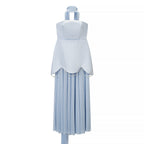 Women Clothing Winter Sexy Backless Sleeveless Solid Color Tube Top Mesh Stitching Dress Bella Mia