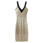 Women Clothing Top Beads Decoration Lace Dress Bella Mia