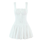 Lace Sling Women Waist Tight Design Slimming Pure Sexy Bud Short Dress Bella Mia
