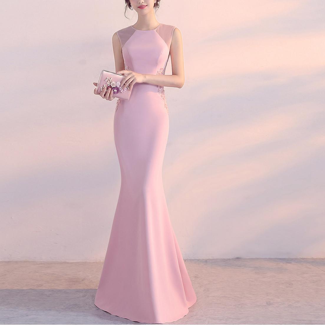 Evening Dress Women Cocktail Host Slim Fit Elegant Five Colors Party Dress Maxi Dress Bella Mia
