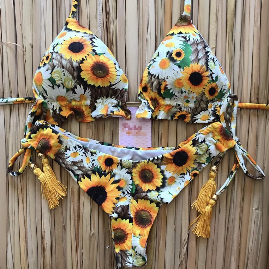 Bikini Swimsuit Printed Tassel Bikini Swimwear Bella Mia