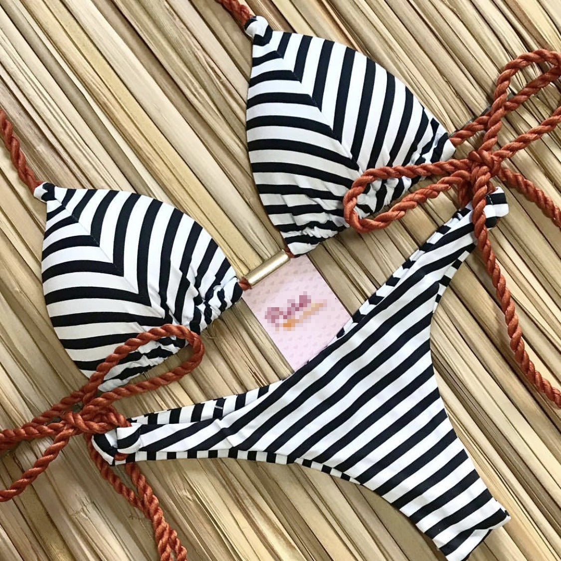 Bikini Swimsuit Printed Tassel Bikini Swimwear Bella Mia