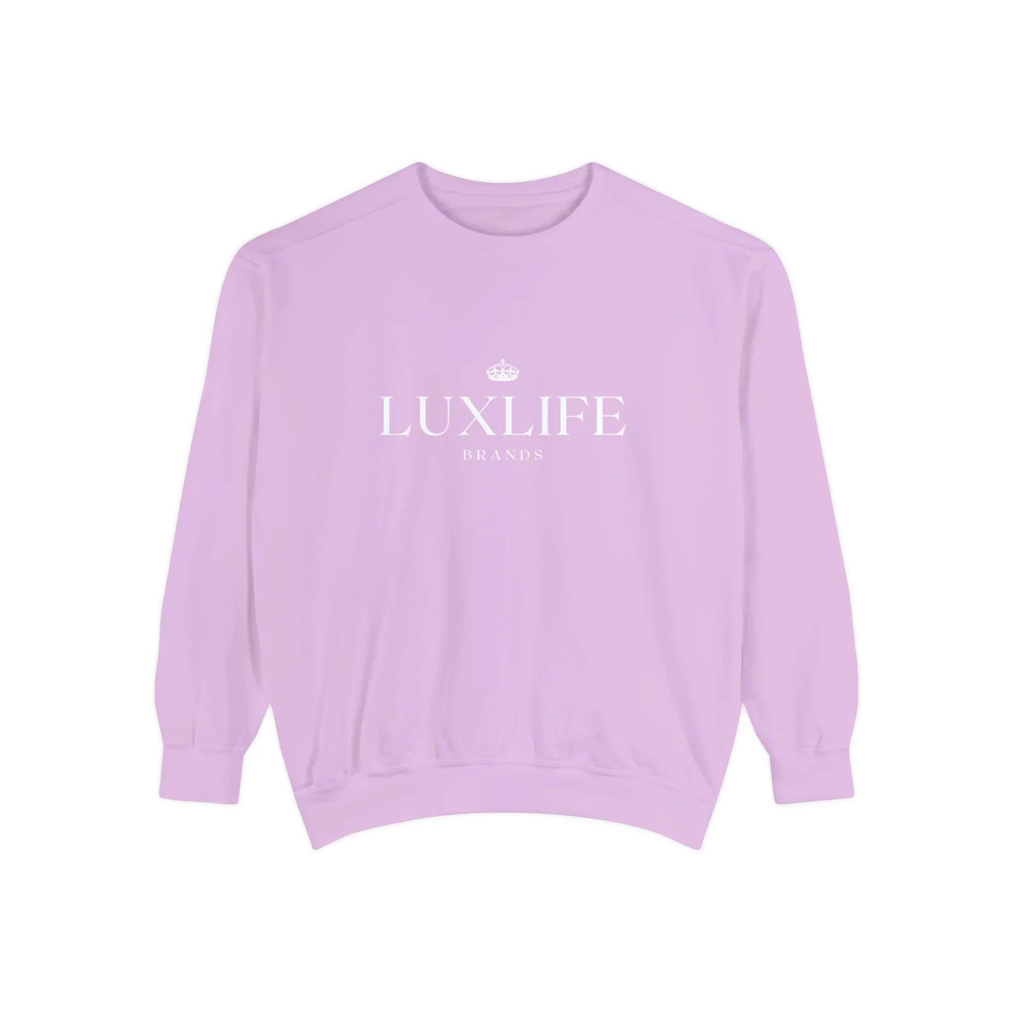 Luxlife Brands Garment-Dyed Sweatshirt Printify