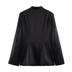 Spring Summer Chinese Coat Black Buckle Chinese Knot Waist Jacket Bella Mia