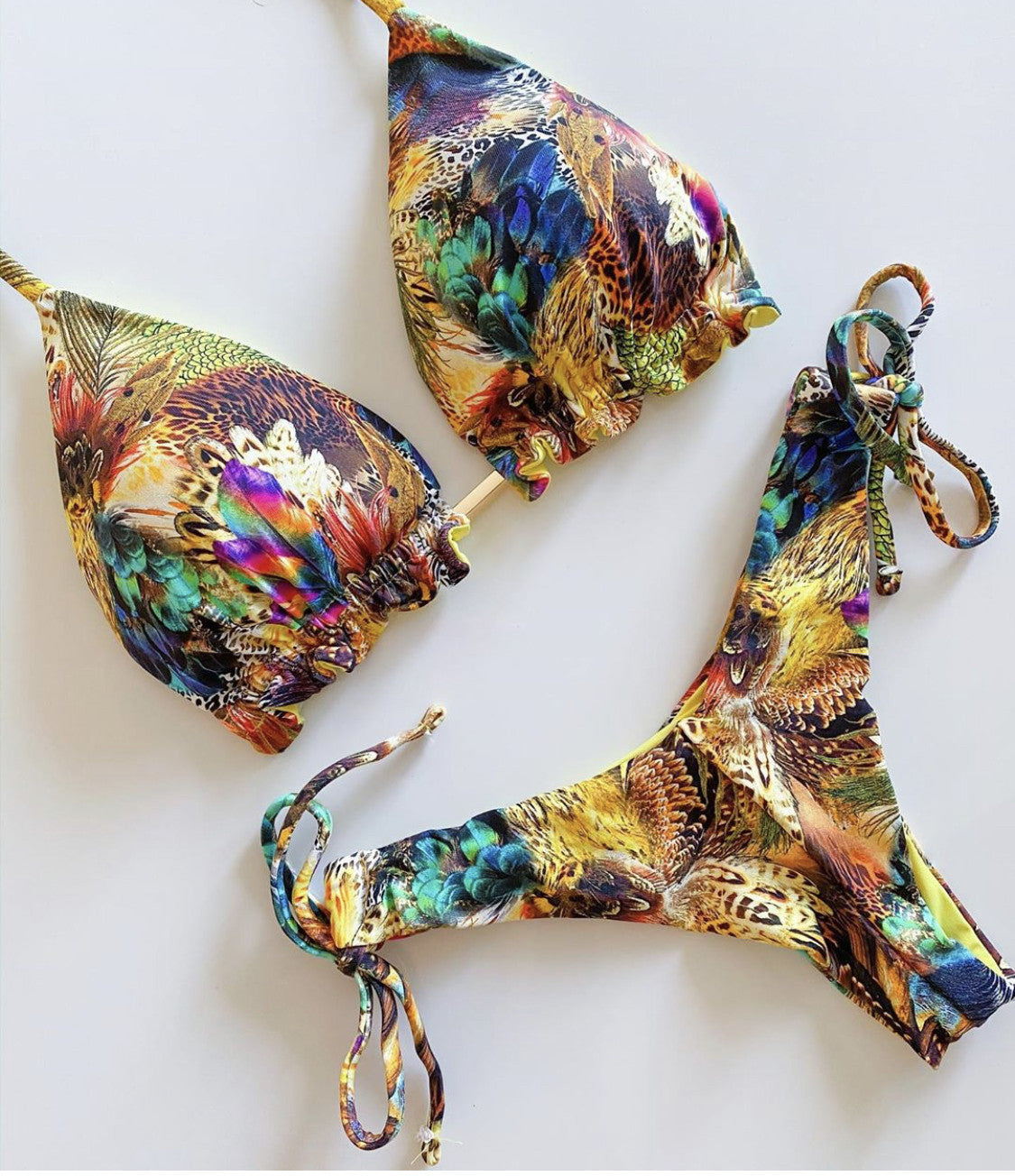 Bikini Swimsuit Printed Tassel Bikini Swimwear Bella Mia