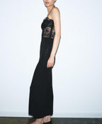 Women Clothing Spring Sexy Lace Splicing Sling Dress Bella Mia