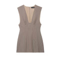 Women Clothing Summer Sexy Striped Short Sleeveless Dress