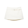 Women Women Wear Belt High Waist Culottes