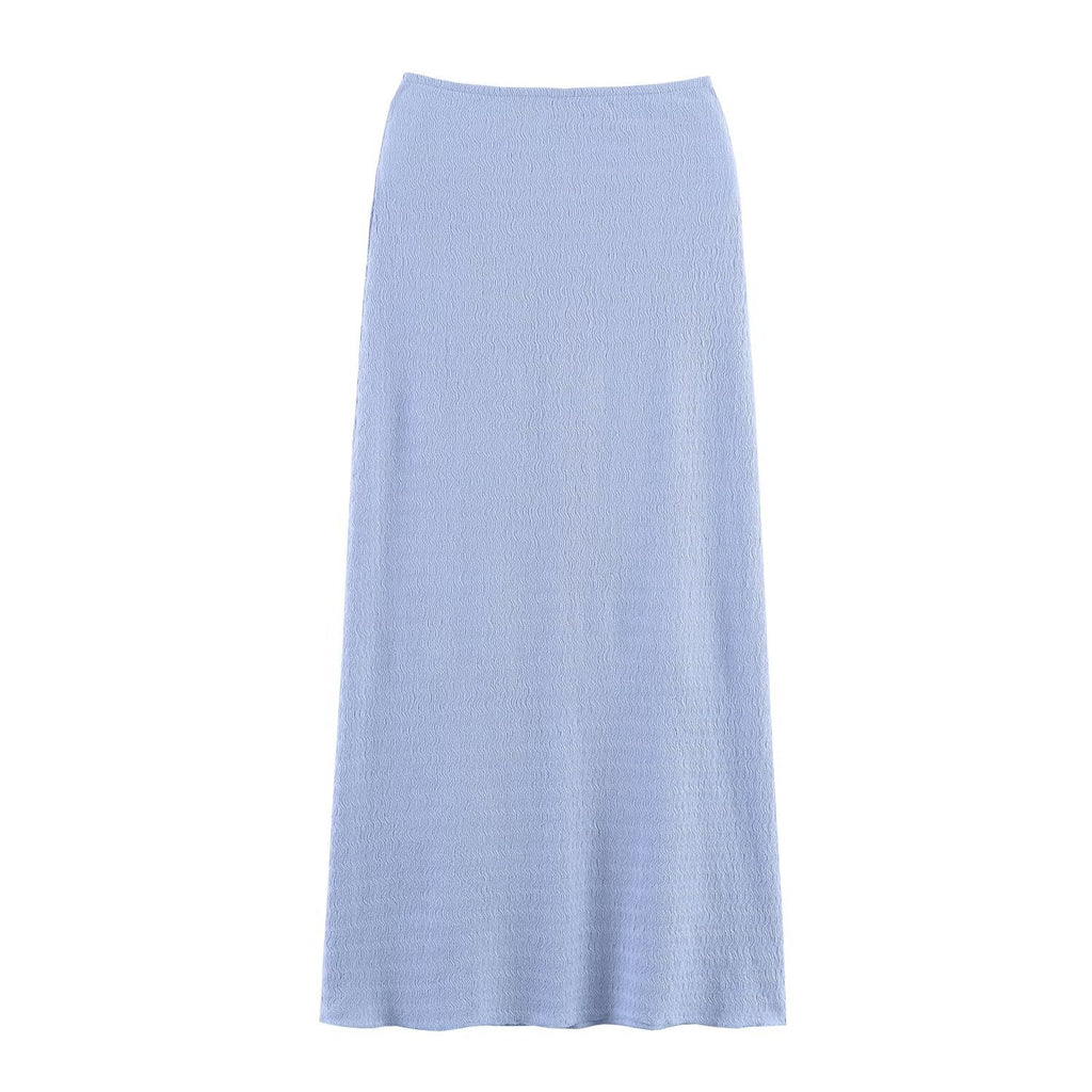 Women Summer Texture Tank Top Midi Skirt Set Bella Mia