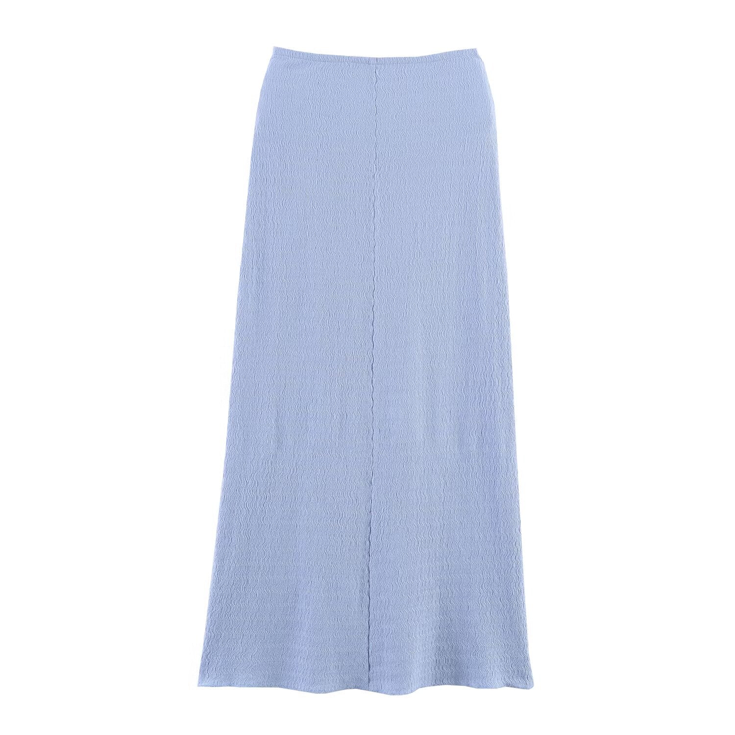 Women Summer Texture Tank Top Midi Skirt Set Bella Mia