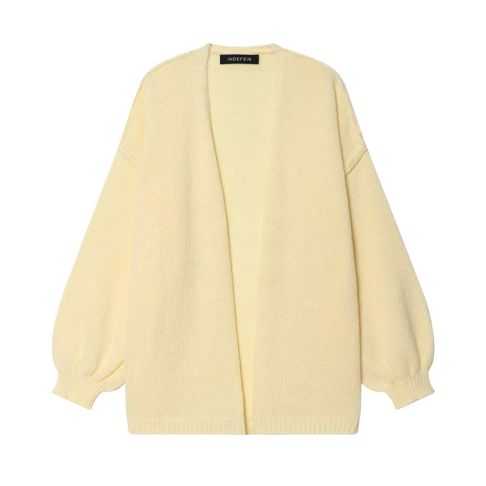 Women Clothing Fall Simple Thick Needle Idle Mid Length Sweater Bella Mia