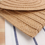 Simple Handmade Paper Braid Straw Bag Multi-Purpose Woven Bag Beach Bag Casual Women Bag Bella Mia