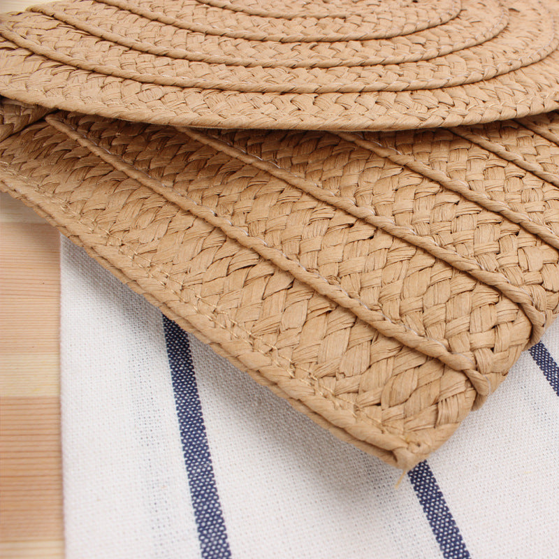 Simple Handmade Paper Braid Straw Bag Multi-Purpose Woven Bag Beach Bag Casual Women Bag Bella Mia