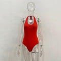 Summer Halter Backless Bikini Swimsuit Bodysuit Women New Bella Mia