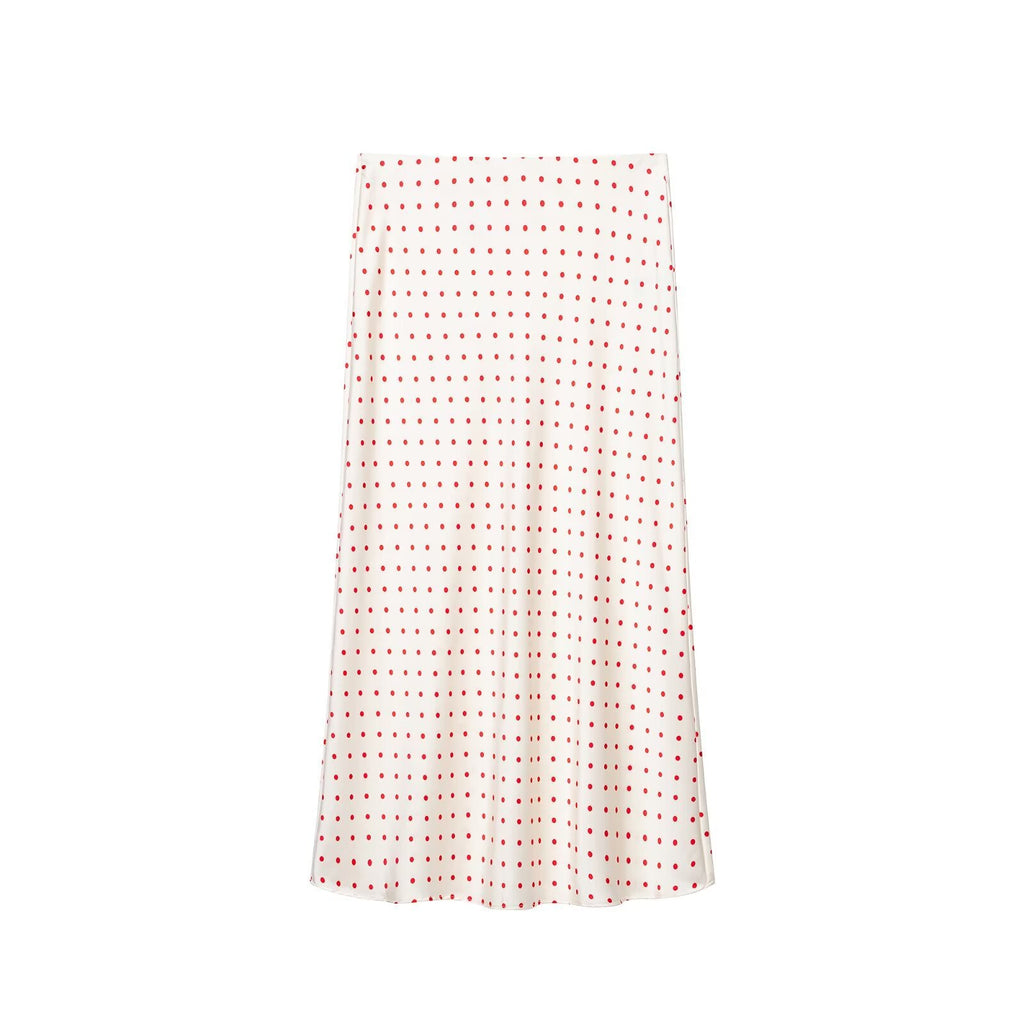 Summer Women Clothing Sexy Silk Satin Texture Skirt