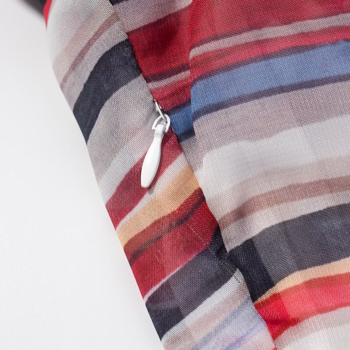 Retro Striped Spaghetti Straps Dress Slimming Vacation Wear Matching Midi Dress