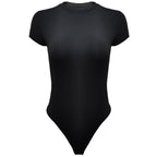 Summer Casual Women Clothing Short-Sleeved Bodysuit Tight Bodysuit Bodysuit Bella Mia