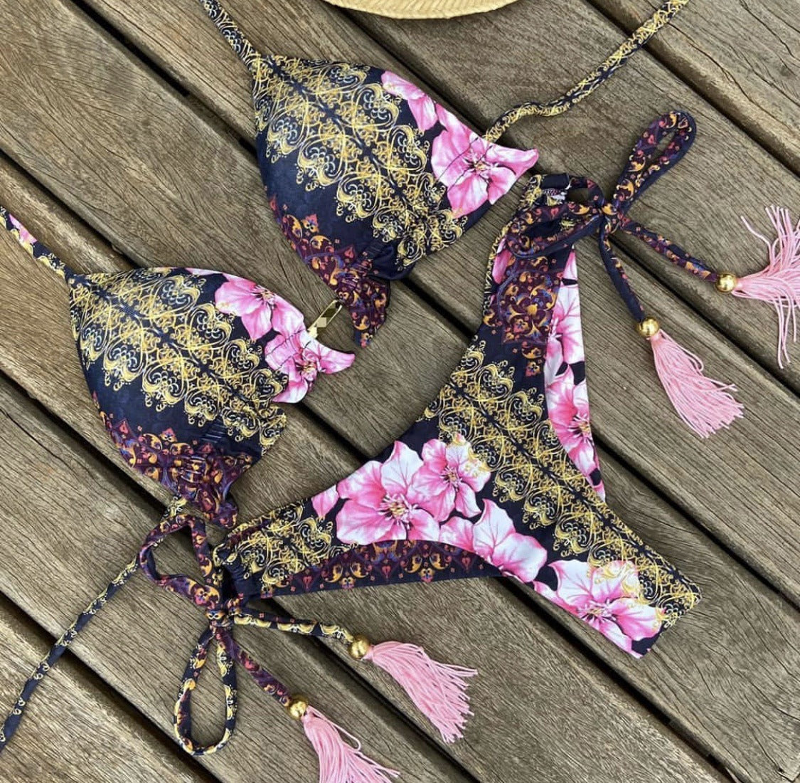 Bikini Leopard Print Bikini Multicolor Women Seperated Swimwear Bella Mia