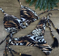 Bikini Leopard Print Bikini Multicolor Women Seperated Swimwear Bella Mia
