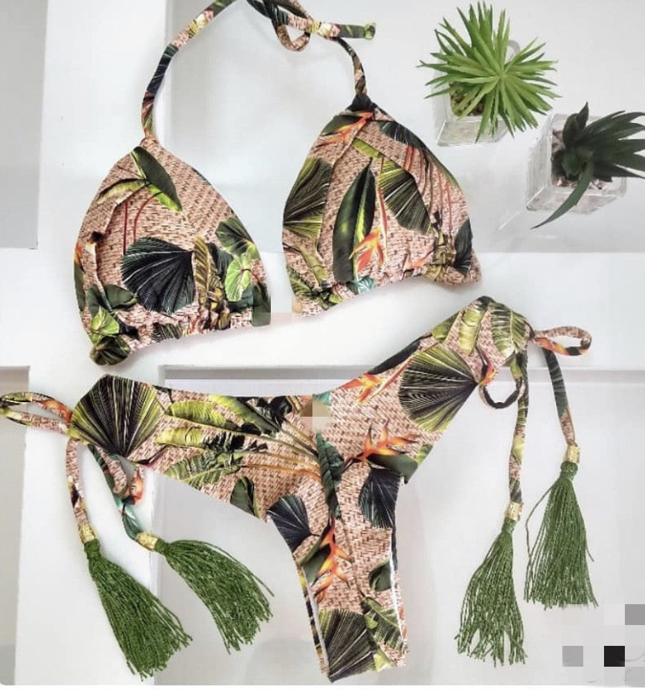 Bikini Leopard Print Bikini Multicolor Women Seperated Swimwear Bella Mia