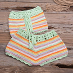 Internet Celebrity Popular Color Split Beach Handmade Bikini Strap Set Bella Mia