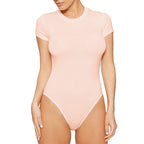 Summer Casual Women Clothing Short-Sleeved Bodysuit Tight Bodysuit Bodysuit Bella Mia