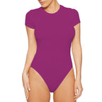 Summer Casual Women Clothing Short-Sleeved Bodysuit Tight Bodysuit Bodysuit Bella Mia