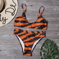 Swimwear Sexy Stripes Split Swimsuit Bikini Bella Mia