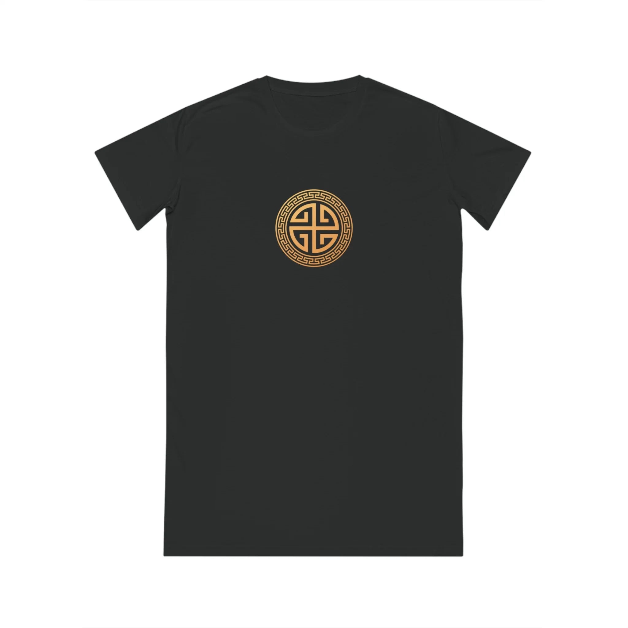 Santorini Organic Cotton Casual Dress Printify