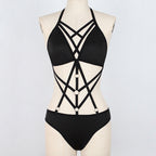 Sexy Elastic Band Bodysuit Bella Mia