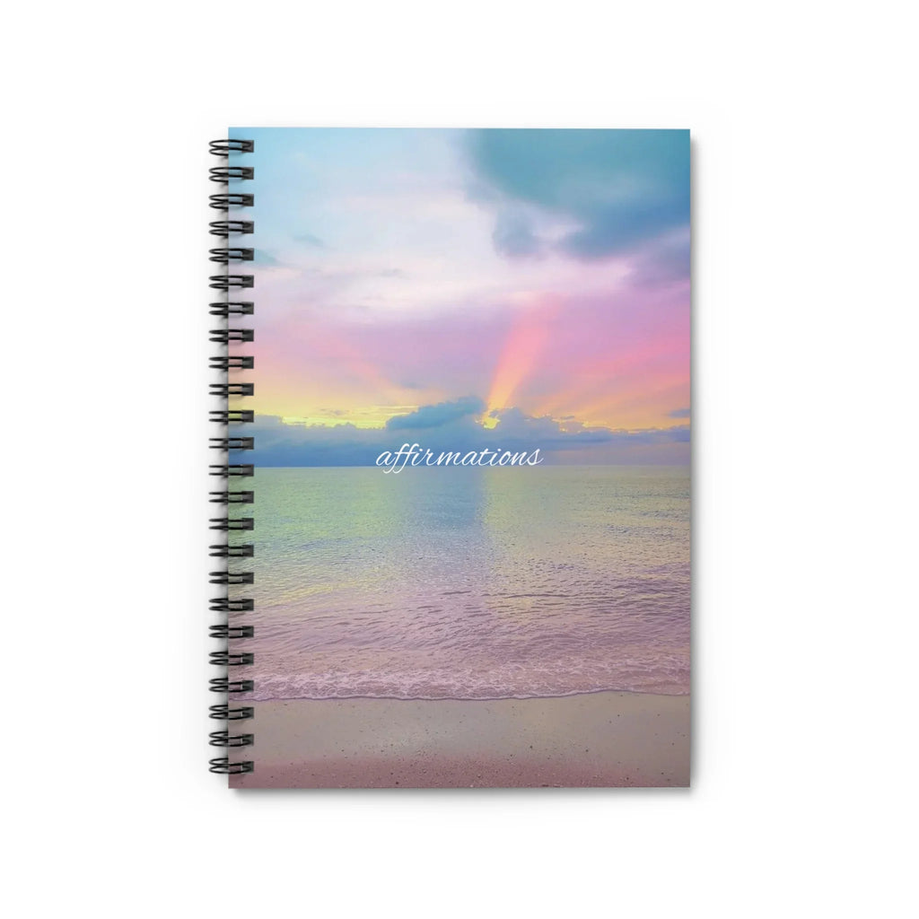 Affirmations Notebook - Ruled Line Printify