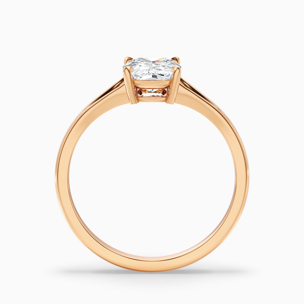 Maren 2.5 Carat Elongated Cushion Cut Split Shank Lab Grown Diamond Ring in 18k Yellow Gold