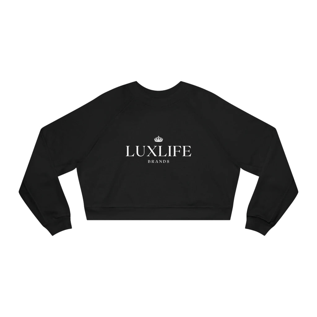 Luxlife Brands Women's Cropped Fleece Pullover Printify
