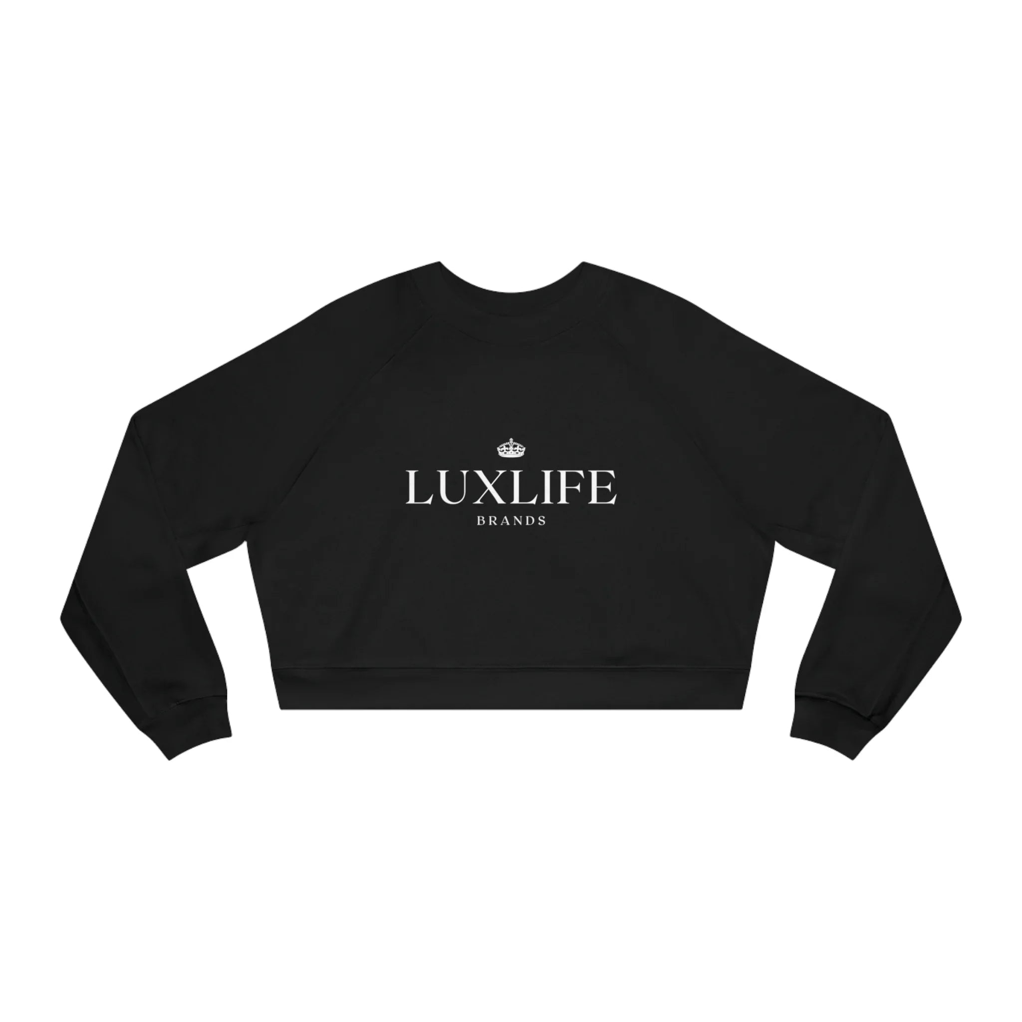 Luxlife Brands Women's Cropped Fleece Pullover Printify