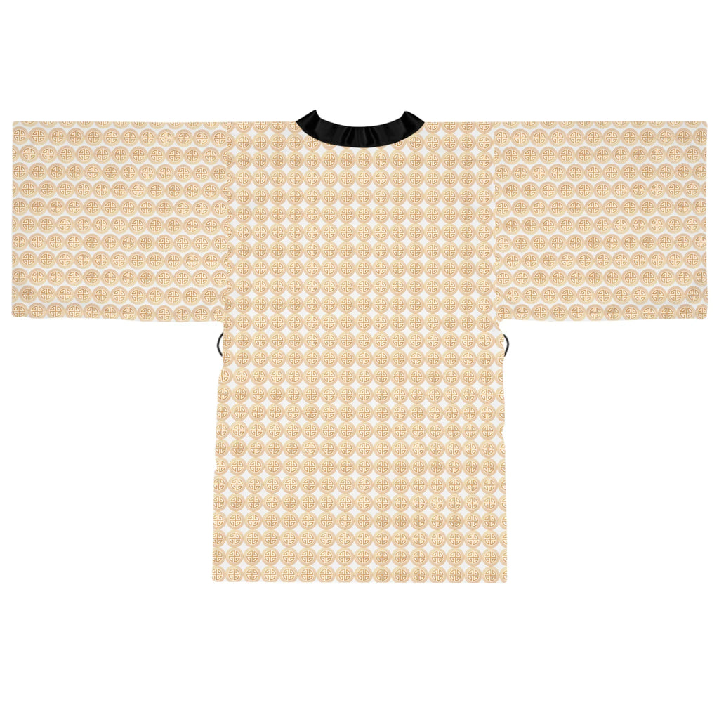 Santorini Long Sleeve Kimono Robe Printify