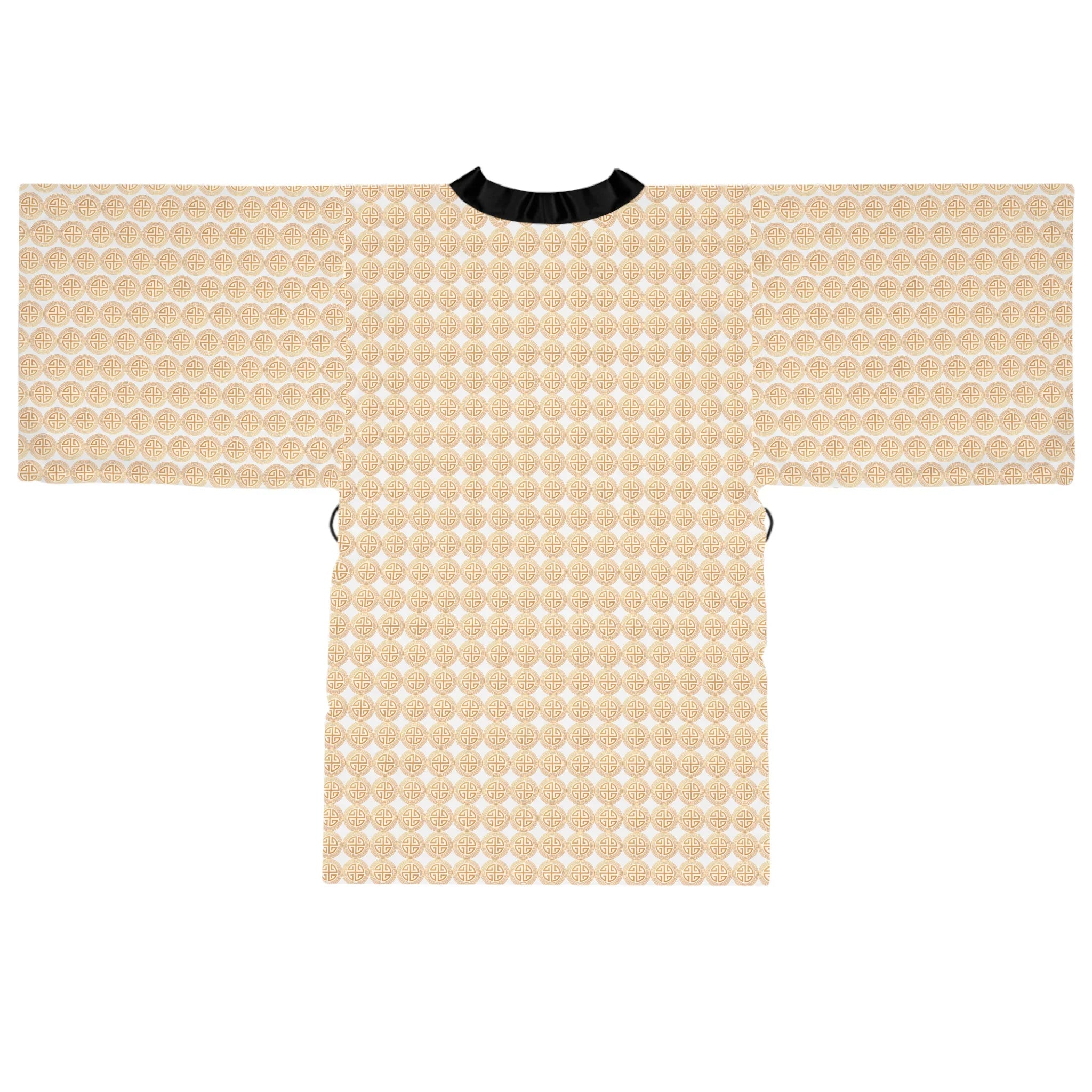 Santorini Long Sleeve Kimono Robe Printify