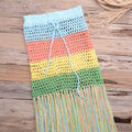 Modern at Hand Crocheting Beach Split Tassel Color A line Skirt Bella Mia