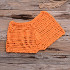 Hand Woven Beach Swimming Trunks Lace Up Cutout Boxers Bella Mia