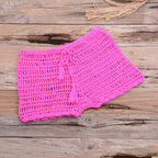 Hand Woven Beach Swimming Trunks Lace Up Cutout Boxers Bella Mia