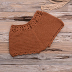 Handmade Beach Solid Color Short Swimming Trunks Sexy Cutout Hand Crocheting Cotton Sunscreen Bella Mia