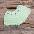 Handmade Beach Solid Color Short Swimming Trunks Sexy Cutout Hand Crocheting Cotton Sunscreen Bella Mia