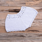Handmade Beach Solid Color Short Swimming Trunks Sexy Cutout Hand Crocheting Cotton Sunscreen Bella Mia